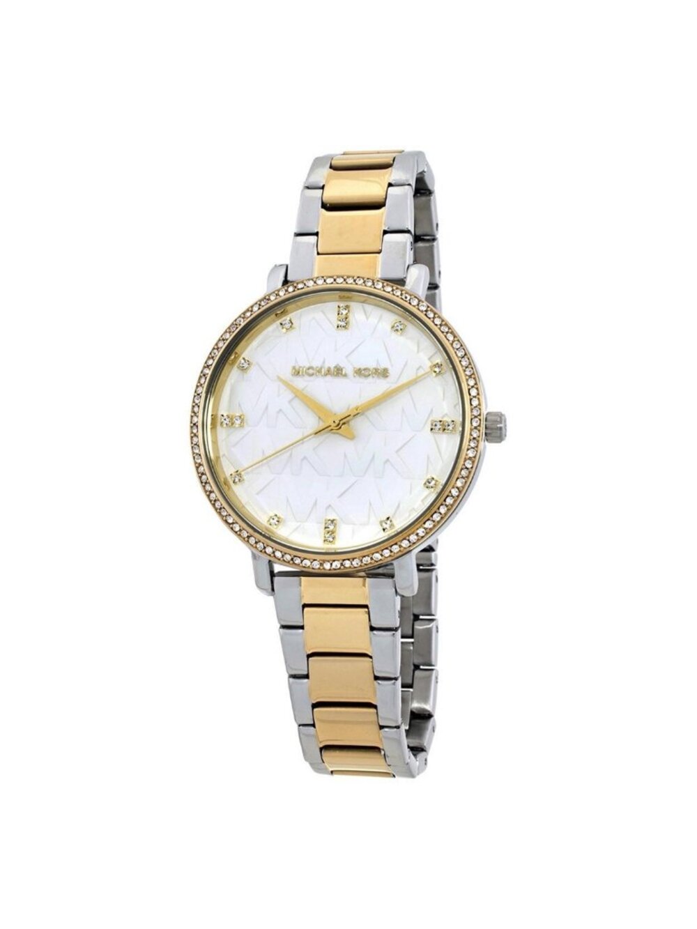 NWT Michael Kors Pyper Quartz Crystal White Dial Ladies Watch